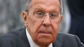 Le ministre russe des Affaires étrangères Sergueï Lavrov lors d'une rencontre avec son homologue du Koweït le 28 octobre 2024. (Photo d'archive)