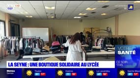 La Seyne-sur-Mer: une boutique solidaire mise en place au lycée Paul-Langevin