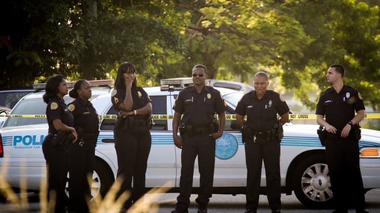 Des policiers à Miami, en Floride (photo d'illustration)