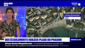 Carqueiranne: des écoulements huileux sur la plage du Pradon