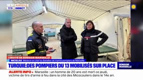 Nicolas, médecin en chef du bataillon de marins-pompiers de Marseille, raconte la construction d'un hôpital d'urgence pour venir en aide à la population après le séisme en Turquie