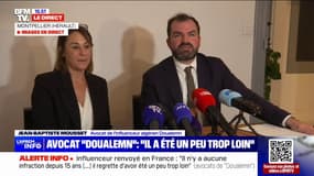 Influenceur renvoyé en France: "Il n'a rien à faire en centre de rétention", affirme Me Emilie Brun, avocate de Doualemn