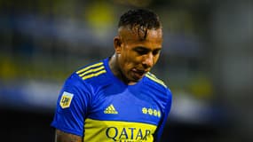 Sebastián Villa, joueur de Boca Juniors, en 2022.