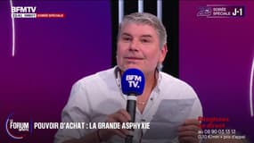 FORUM BFM - Pouvoir d'achat: "À la fin du mois, on est à -1.2010 euros", déclare Laurent, auto-entrepreneur dans le bâtiment à Dax (Landes)