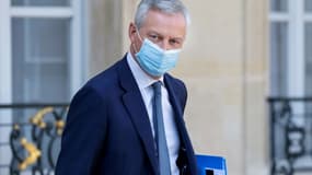 Le ministre de l'Economie Bruno Le Maire à l'Elysée, le 16 septembre 2020