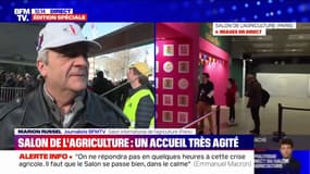 Des visiteurs mécontents et impatients bloqués à l'extérieur du Salon de l'agriculture