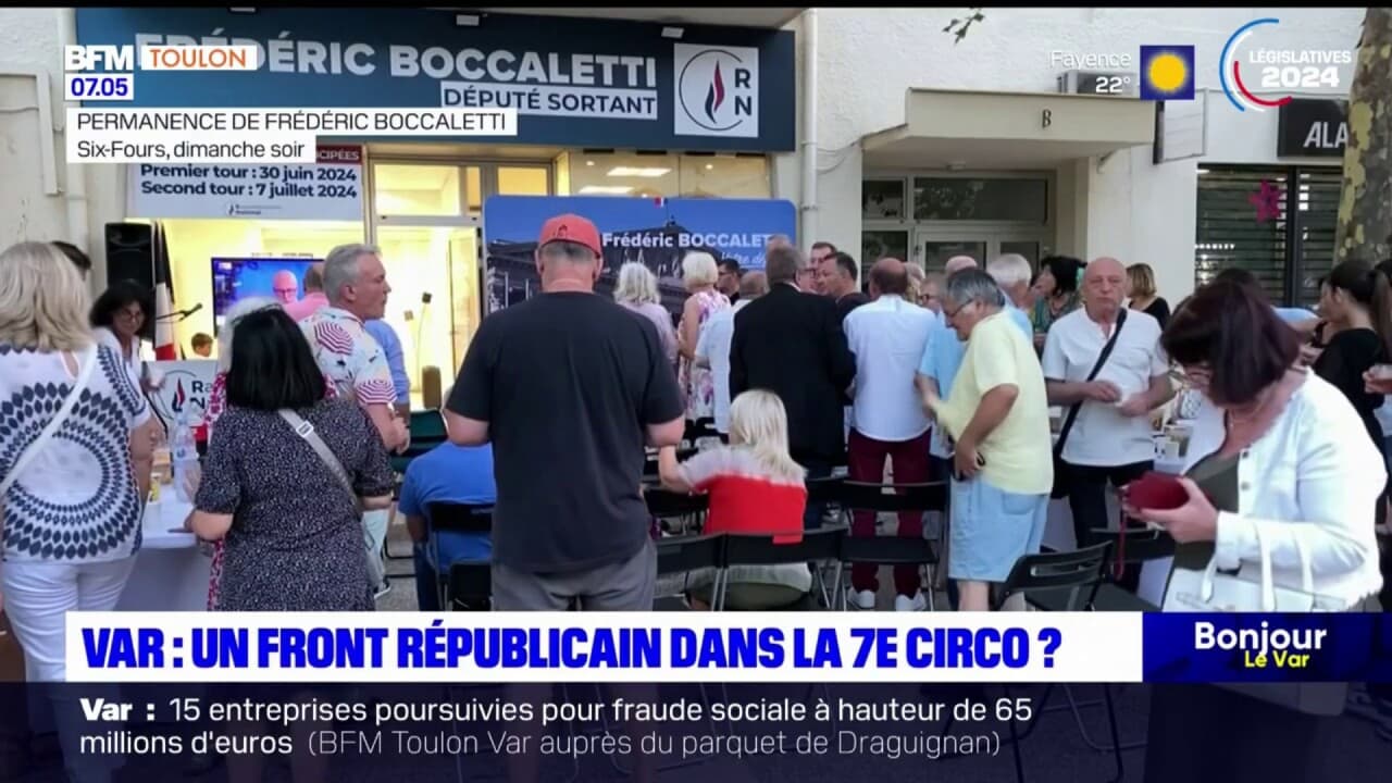 Législatives dans le Var vers un front républicain dans la 7e