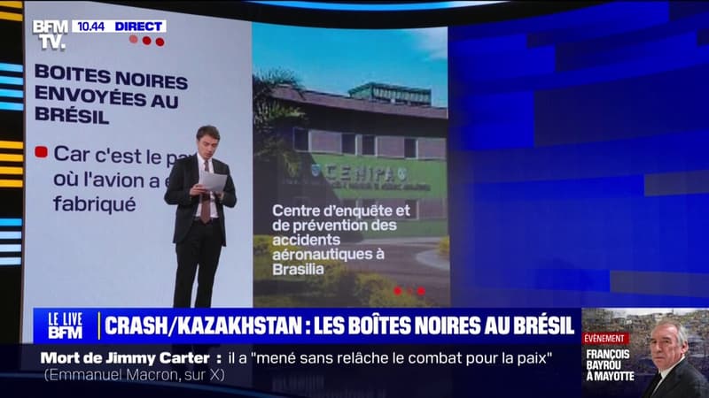 Crash d'avion au Kazakhstan: pourquoi les boîtes noires ont été envoyées au Brésil?
