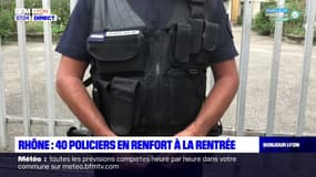 Rhône: 40 policiers supplémentaires à la rentrée