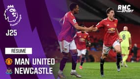 Résumé : Manchester United 3-1 Newcastle - Premier League (J25)