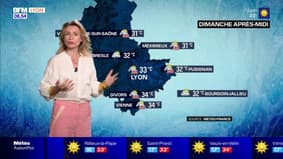Météo: un temps ensoleillé ce dimanche matin, des orages dans l'après-midi, jusqu'à 33°C à Lyon