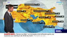 Météo Marseille: un mardi nuageux, 11 °C dans l'après-midi