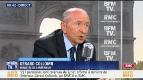 Gérard Collomb face à Jean-Jacques Bourdin en direct