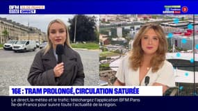Paris: le prolongement du tramway T3b complique la circulation dans le 16e arrondissement 