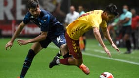 Luan Peres face à Braga en match de préparation.