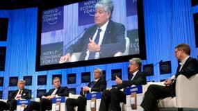 Le président du directoire de Publicis Maurice Levy à Davos en janvier 2011