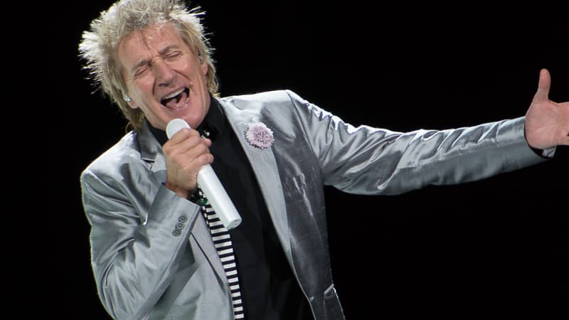 Rod Stewart sur scène en décembre 2013
