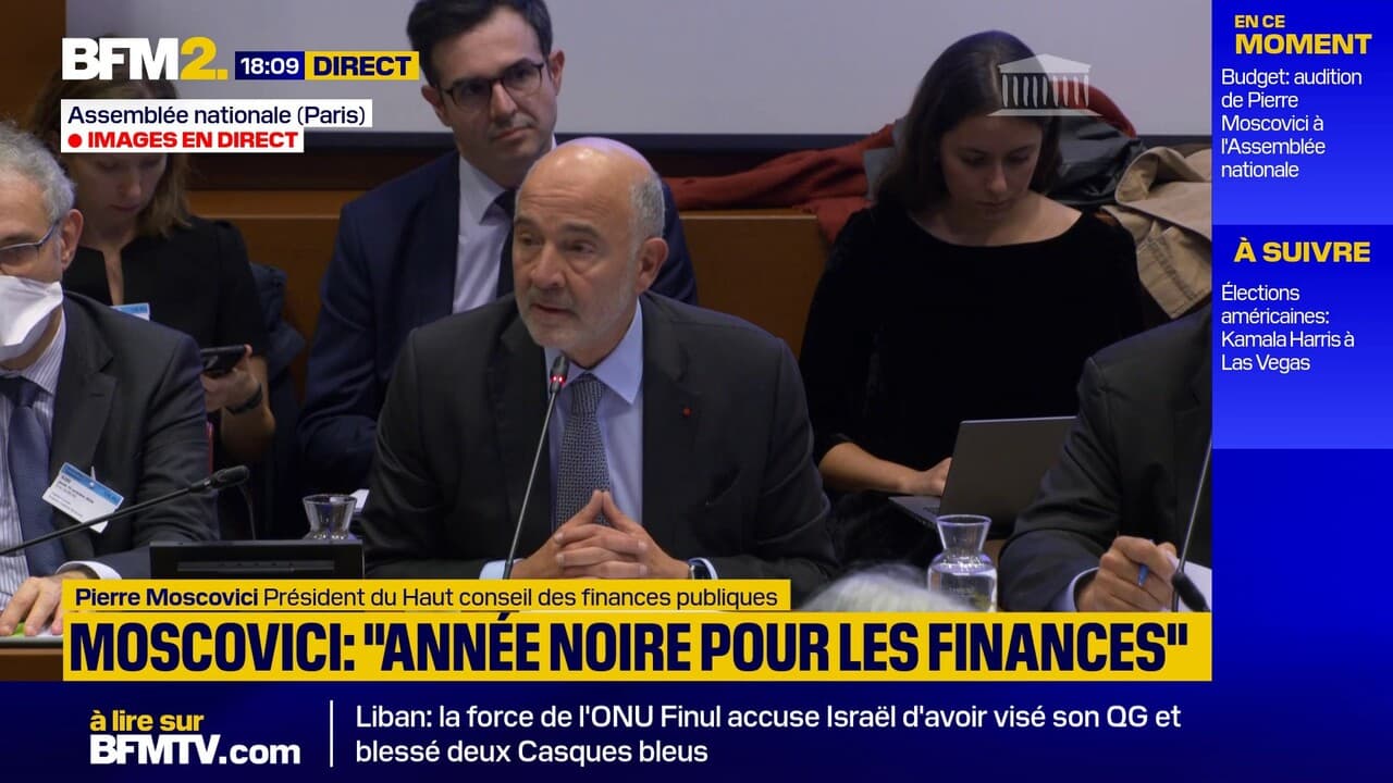 À l'Assemblée, Pierre Moscovici alerte sur un 