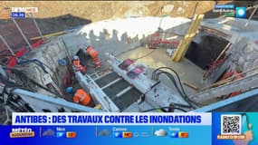 Antibes : des travaux contre les inondations