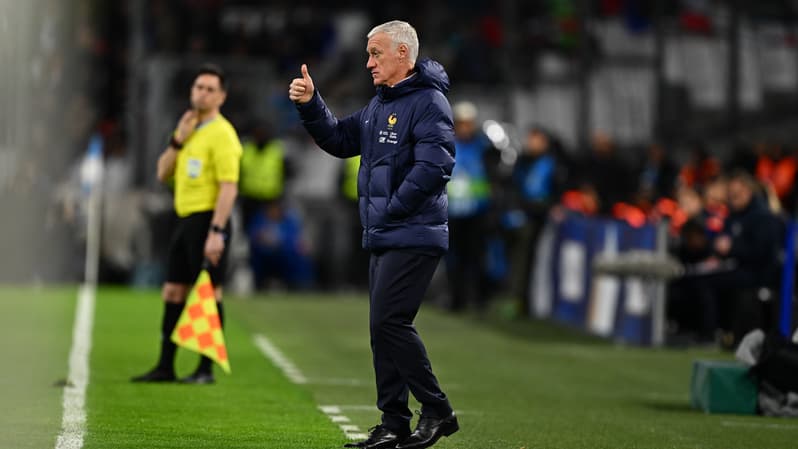 Didier Deschamps lors du match amical France-Chili (3-2), le 26 mars 2024
