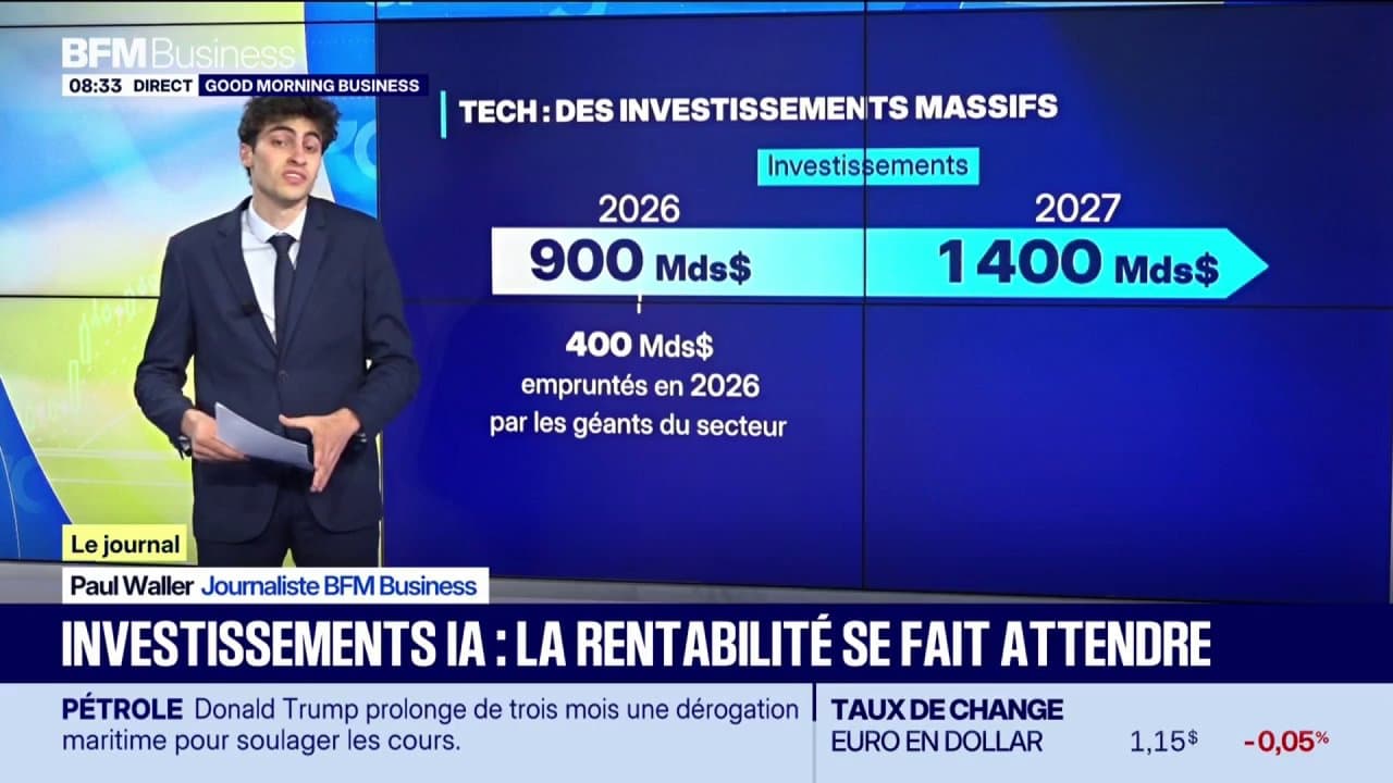 Investissements IA : la rentabilité se fait attendre