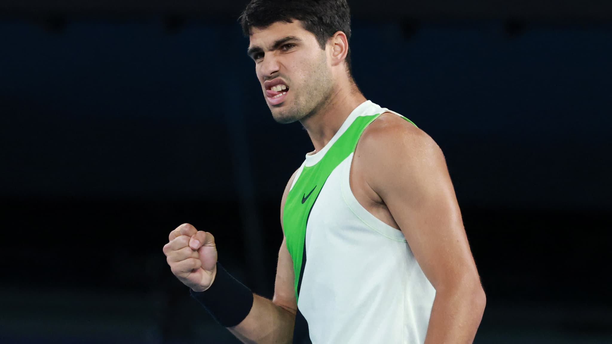 Carlos Alcaraz, le 1er février 2026. 