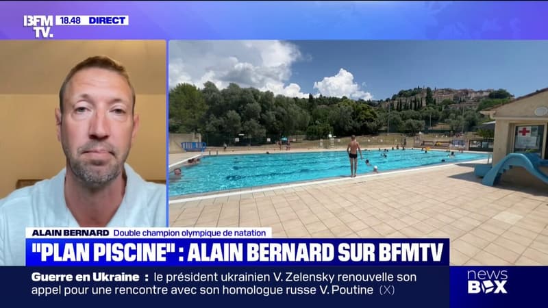 Alain Bernard, double champion olympique de natation, réclame un 