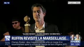 "Le jour de l'espoir est arrivé." François Ruffin revisite la Marseillaise avec un groupe punk