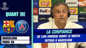 Barça-PSG : Luis Enrique "pleinement convaincu" que le PSG peut "renverser la situation"