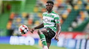 Nuno Mendes avec le Sporting CP, à Lisbonne le 18 juin 2020