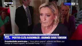 Marine Le Pen sur les postes clés de l'Assemblée: "Nous avons fait le choix de considérer (...) que le bureau soit représentatif de l'ensemble des forces politiques"