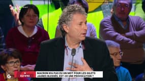  #Macron - "Il pouvait incarner le parti de l'ordre pour son plus grand profit et notre plus grand bien tout en ayant un propos sur les #GiletsJaunes blessés !" @GWGoldnadel #GGRMC 