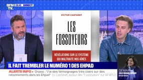 Maltraitance dans les Ehpad: Victor Castanet, l'auteur du livre coups de poing "Les Fossoyeurs", est l'invité de BFMTV