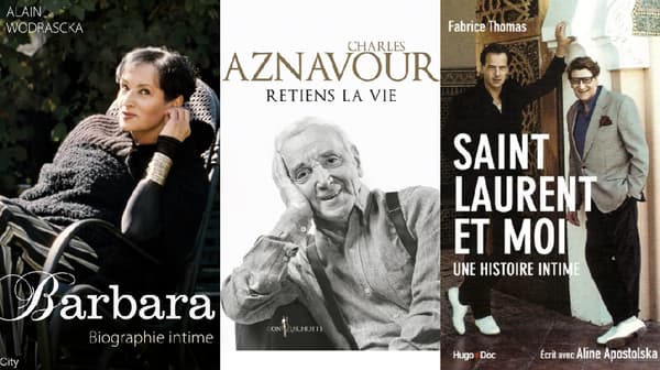 Barbara, Charles Aznavour et Yves Saint Laurent ont récemment eu droit à leur (auto)biographie