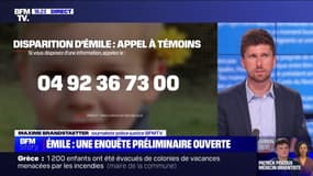 Story 5 : Auditions en cours dans le cadre de l'enquête sur la disparition d'Émile - 17/07