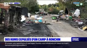 Lille: des Roms expulsés d'un camp et relogés