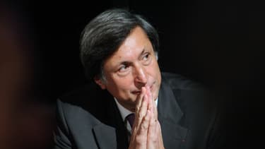 Patrick de Carolis, alors président de France Télévisions, le 30 octobre 2008 à Paris.
