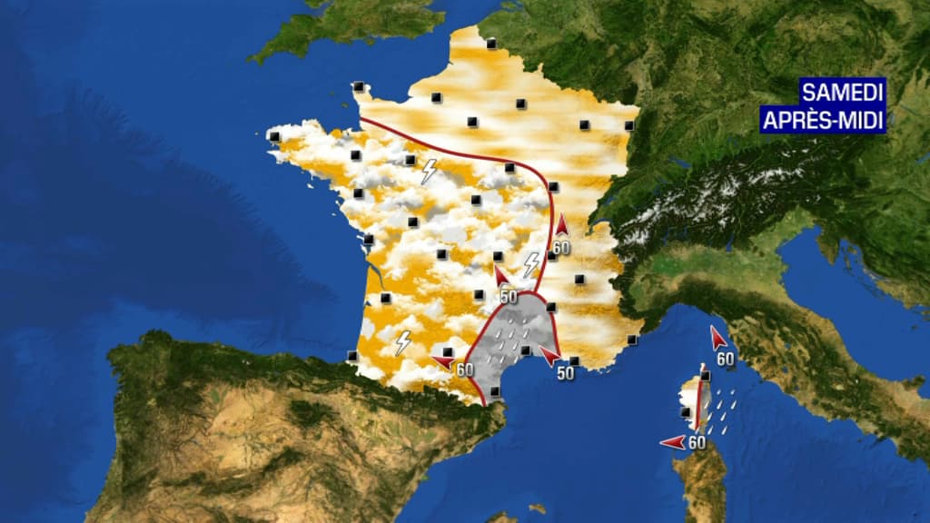 Météo du samedi 25 septembre après-midi
