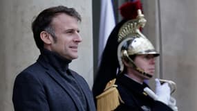 Le président de la République Emmanuel Macron le 9 décembre 2024 à l'Élysée 