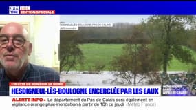 "Nous serons à nouveau bientôt coupés du monde": Hesdigneul-lès-Boulogne encerclée par les eaux