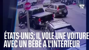 Aux États-Unis, un homme vole une voiture avec un bébé à l’intérieur avant de déposer le landau sur le trottoir