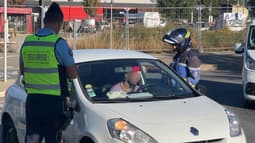 Contrôle de gendarmerie à Chorges (Hautes-Alpes)