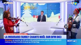 La Mourard Family chante Noël sur BFM DICI