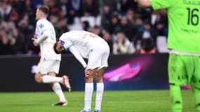 Le dépit d'Azzedine Ounahi lors d'OM-Metz, le 9 février 2024.