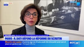 Paris: Rachida Dati défend la loi PLM et le changement de scrutin dans la capitale