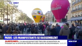 Loi sécurité globale: la manifestation parisienne démarre