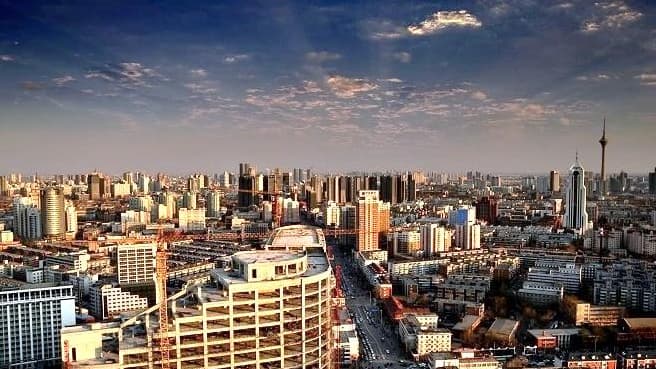 La ville de Tianjin, au nord de la Chine