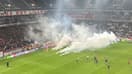Des incidents à Lille après Losc-Etoile Rouge de Belgrade (0-1) en barrage aller de Ligue Europa, le 19 février 2026