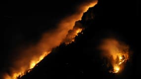 Un incendie s'est déclaré sur la commune de La Brigue dans la vallée de la Roya, ce mercredi soir.