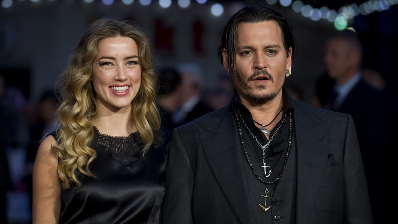 Amber Heard et Johnny Depp, le 11 octobre 2015